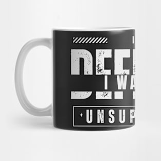 Unsupervised Fun: The Ultimate Excuse Mug